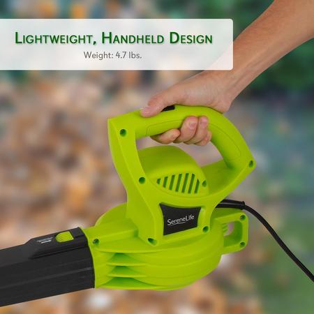 Serenelife Electric Leaf Blower - Handheld Home Garden Corded Blower PSLHTM30